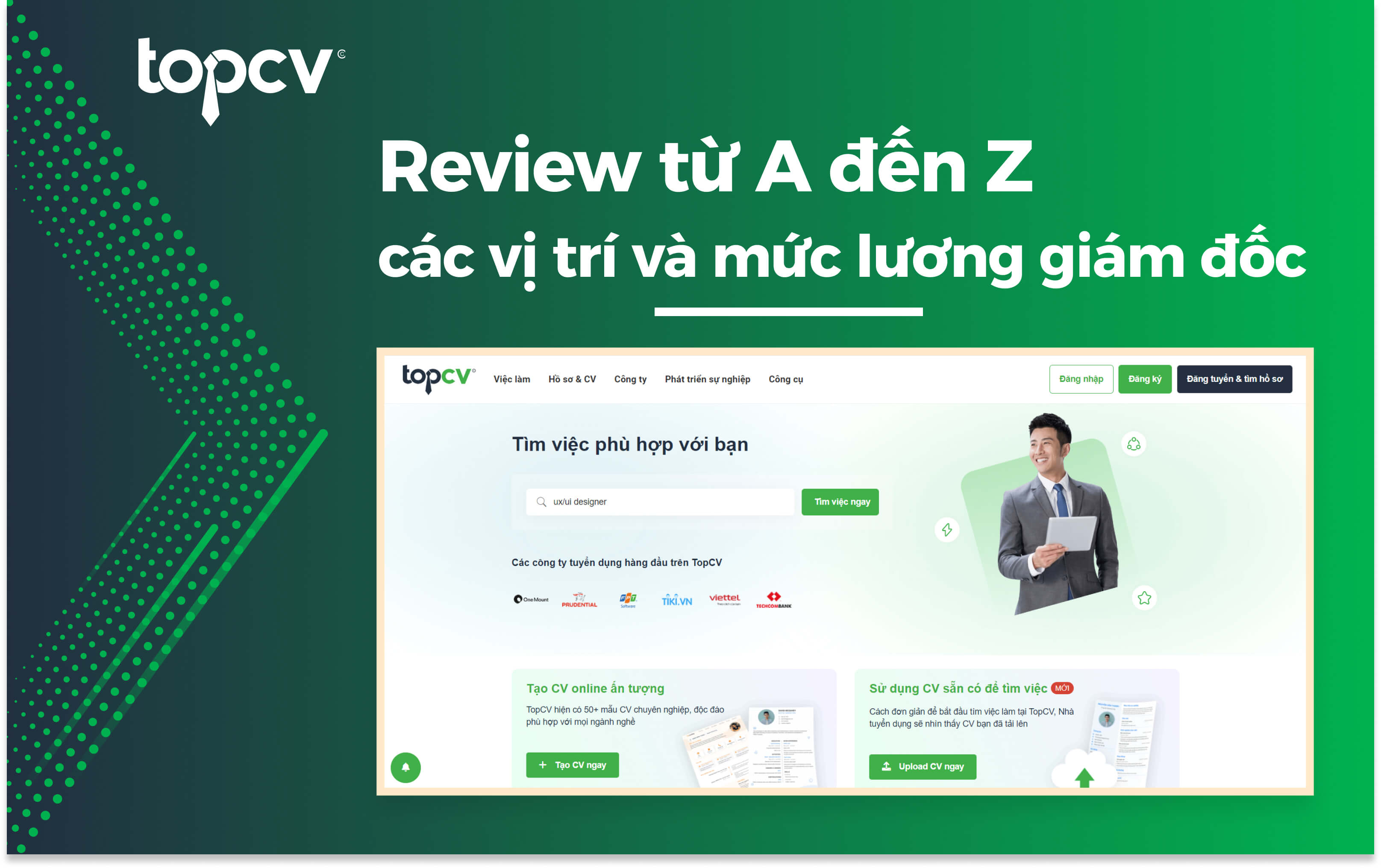 Review toàn bộ các vị trí HOT và mức lương giám đốc hiện nay